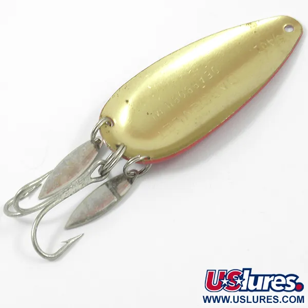 Dardevle Dardevlet Klicker Cuillère, Rouge/Blanc/Laiton, 21g, #3778