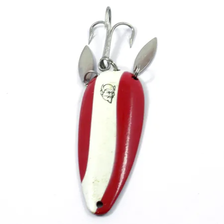 Dardevle Dardevlet Klicker Cuillère, Rouge/Blanc/Laiton, 21g, #3778