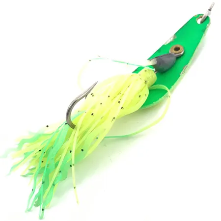 Northland Weedless Jaw-Breaker Cuillère, Jaune/Vert UV, 15.5g, #3787