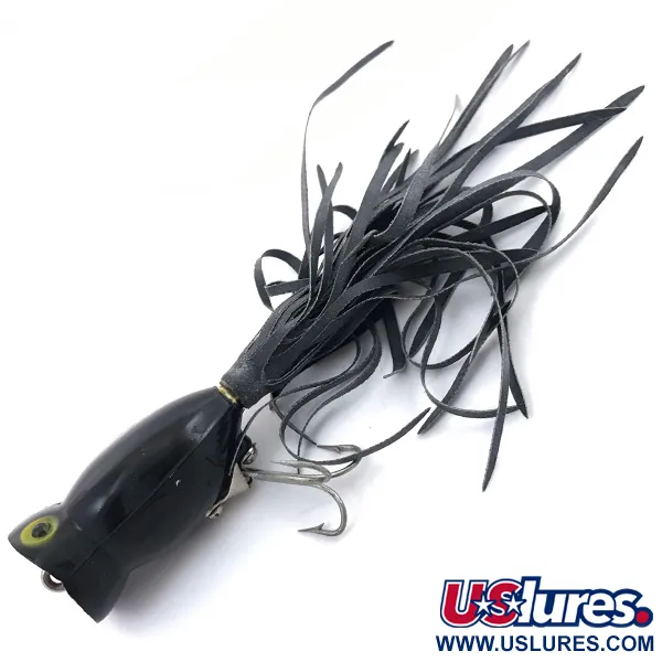 Fred Arbogast Hula Popper Popper, Noir / Rouge, 8g, #3788