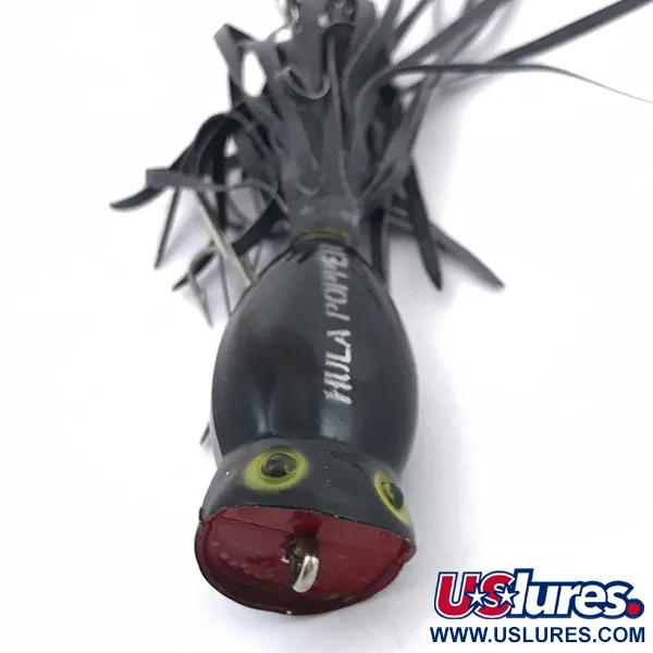 Fred Arbogast Hula Popper Popper, Noir / Rouge, 8g, #3788