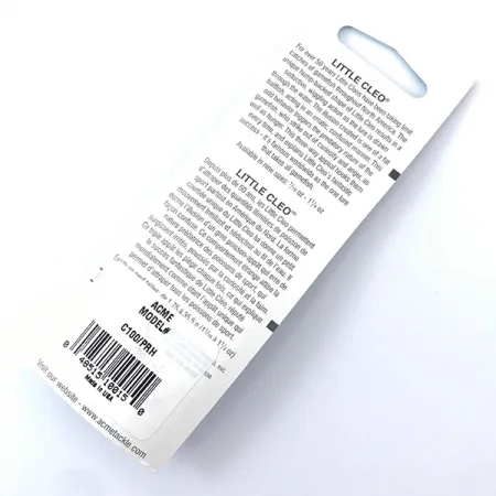 Acme Little Cleo Cuillère, White Pearl / Red, 9.4g, Oscillation, #3800