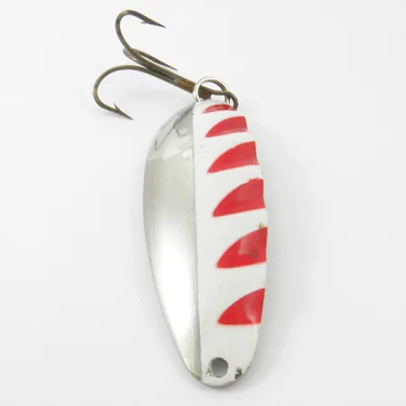 Lucky Strike Nickel Half Wave Cuillère, Nickel/Rouge/Blanc, 15.5g, #3806