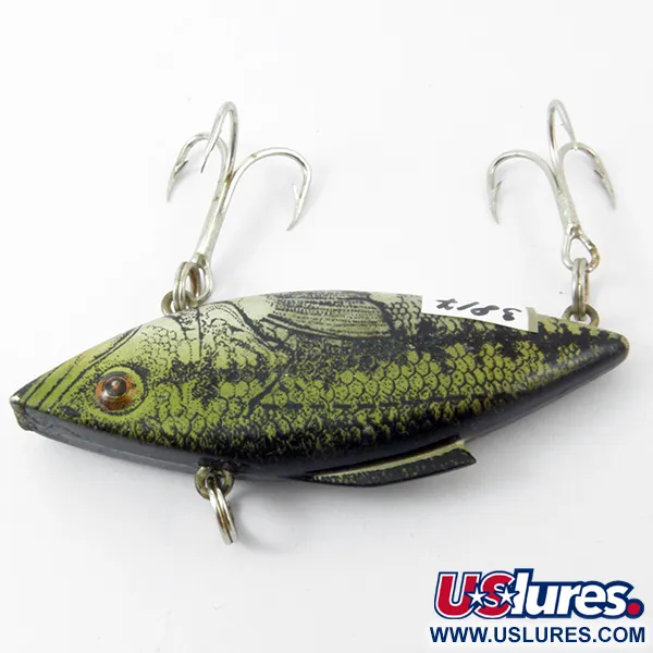 Bill Lewis Rat-L-Trap Lipless Crankbait, Green Bass, 12g, Coulant, #3817