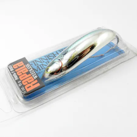 Rapala Weedless Minnow Spoon Cuillère, Bleu/Argent, 15g, #3818