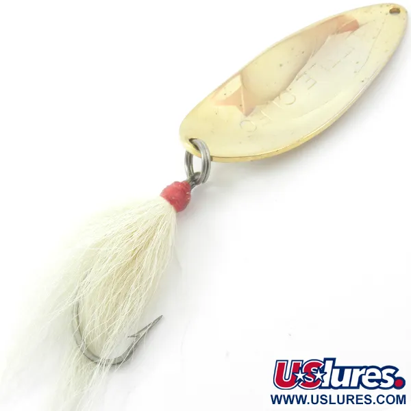 Acme Little Cleo Cuillère, Or, 35g, Tail à plumes, #3819