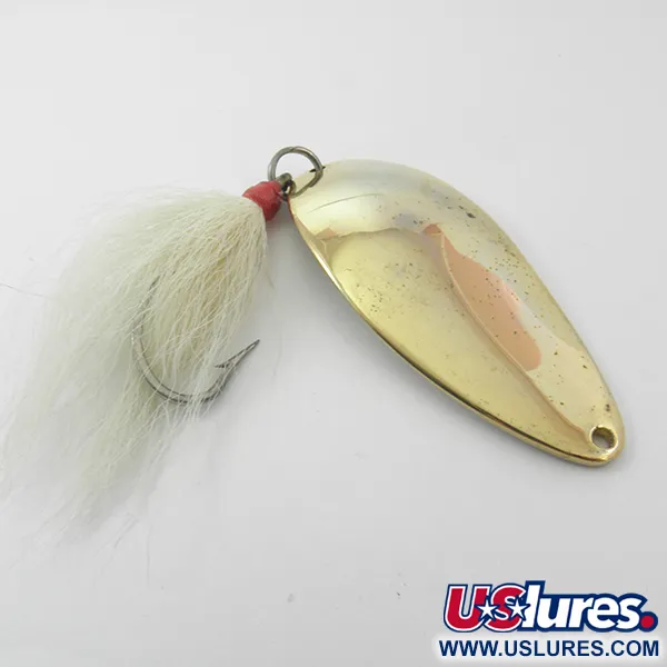 Acme Little Cleo Cuillère, Or, 35g, Tail à plumes, #3819