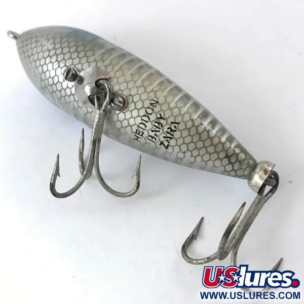 Heddon Baby Zara Leurre Surface, Bleu Clair, 10g, Vintage, #3839