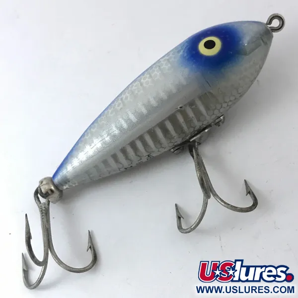Heddon Baby Zara Leurre Surface, Bleu Clair, 10g, Vintage, #3839