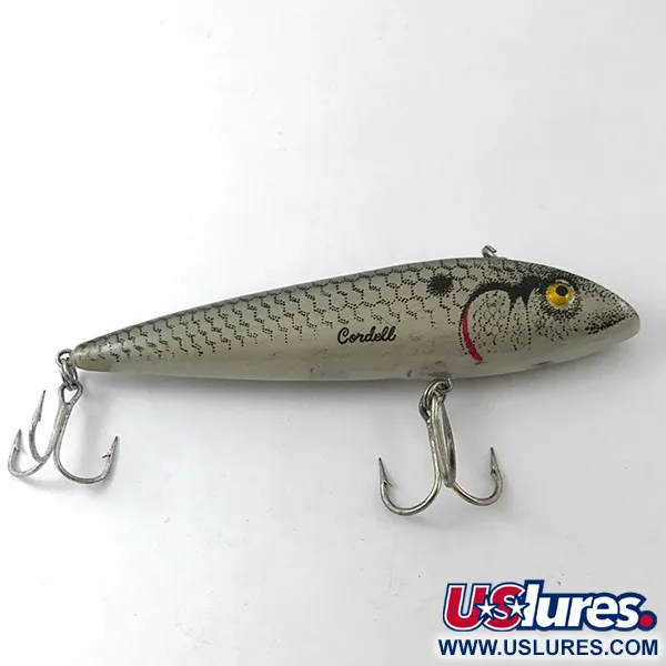 Cotton Cordell Ratt'l Spot Minnow Poisson Nageur, Perle Grise, #3841
