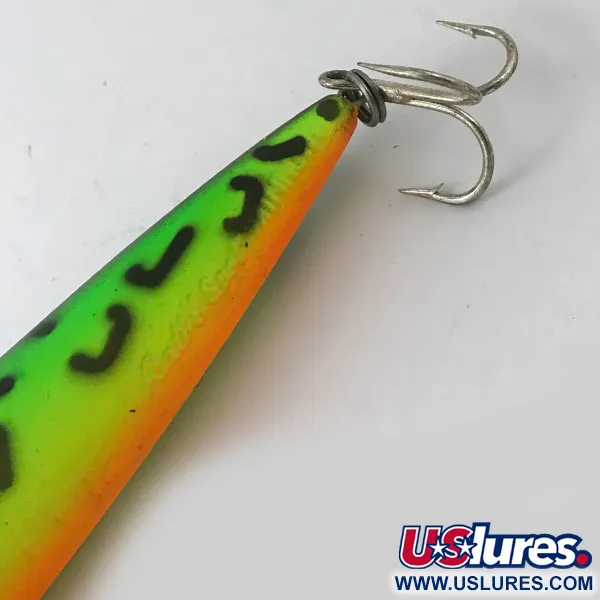 Cotton Cordell Ratt'l Spot Minnow Leurre, Vert/Jaune, 19g, Bruit, #3843