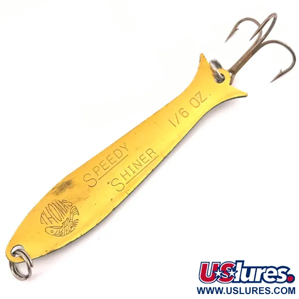 Thomas Speedy Shiner Cuillère traîne, Frog, 5g, Plaqué or, #3891