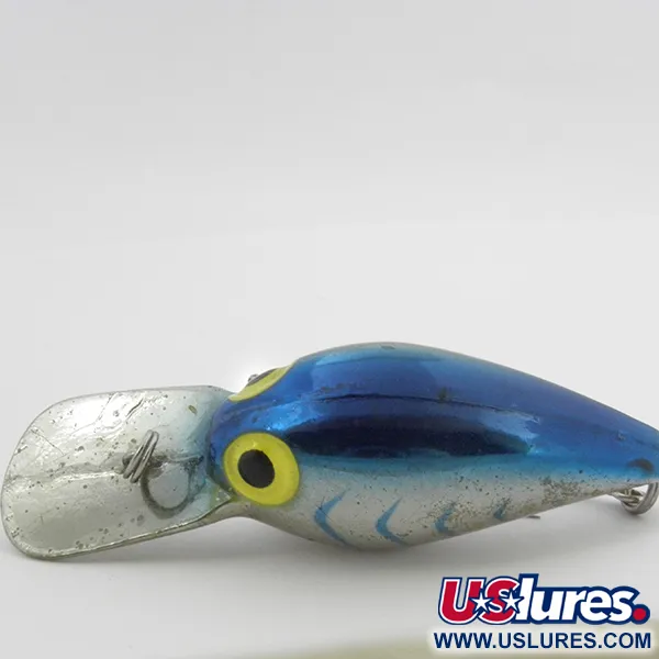 Storm Wiggle Wart Crankbait, Bleu Clair Argenté, 11g, Vintage, #3897