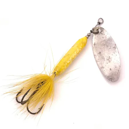 Worden’s Original Rooster Tail 5 Cuiller, Argent/Jaune, 12g, #3908