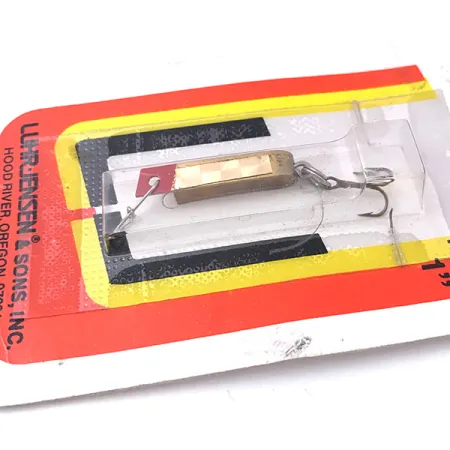 Luhr Jensen Super-Duper 500 Cuillère, Or / Rouge, 1,4g, Vintage, #3932