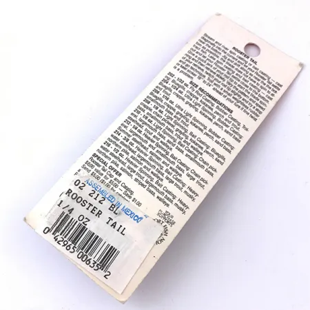 Yakima Bait Worden’s Original Rooster Tail Cuiller, Argent, 7g, #3933