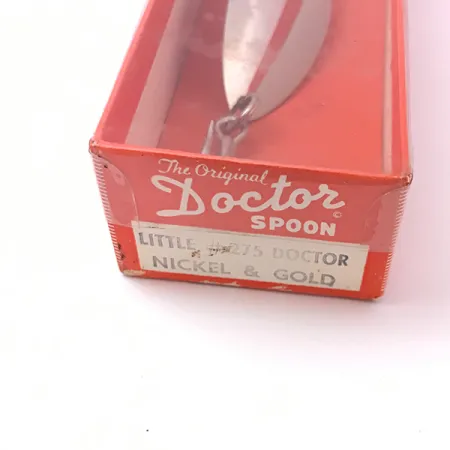 Little Doctor 275 Cuillère, Nickel / Or, 28g, Leurre réversible, #3935