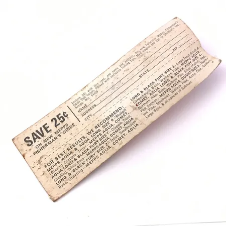 Mepps Kriss 3 Cuillère, Or, 7g, Vintage, #3936