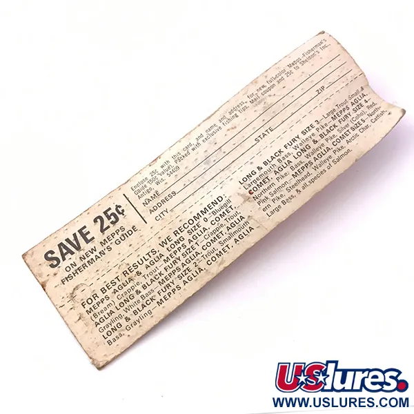 Mepps Kriss 3 Cuillère, Or, 7g, Vintage, #3936