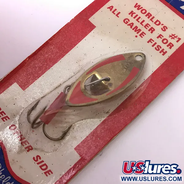 Mepps Kriss 2 Cuiller Tournante, Or / Rouge, 5g, Vintage, #3937