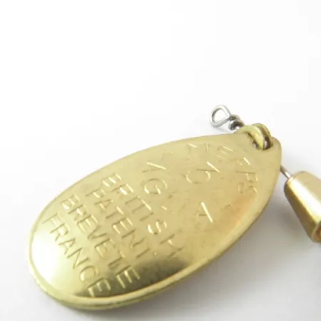 Mepps Aglia 3 Cuiller tournante, Or, 7g, Vintage 1950s, #3943