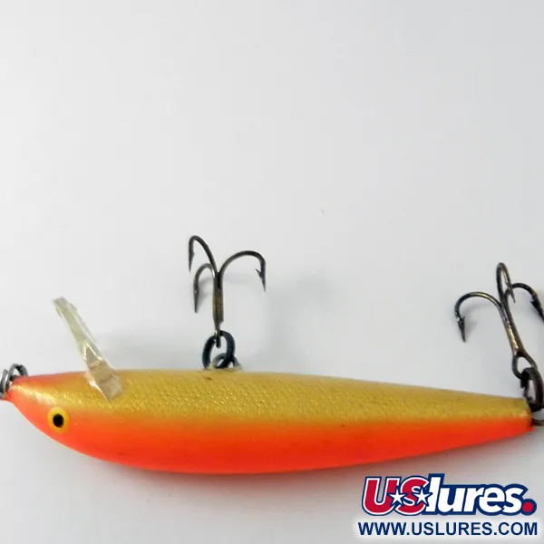 Rapala Countdown Poisson-nageur, Orange / Or, 12g, Balsa, #3948