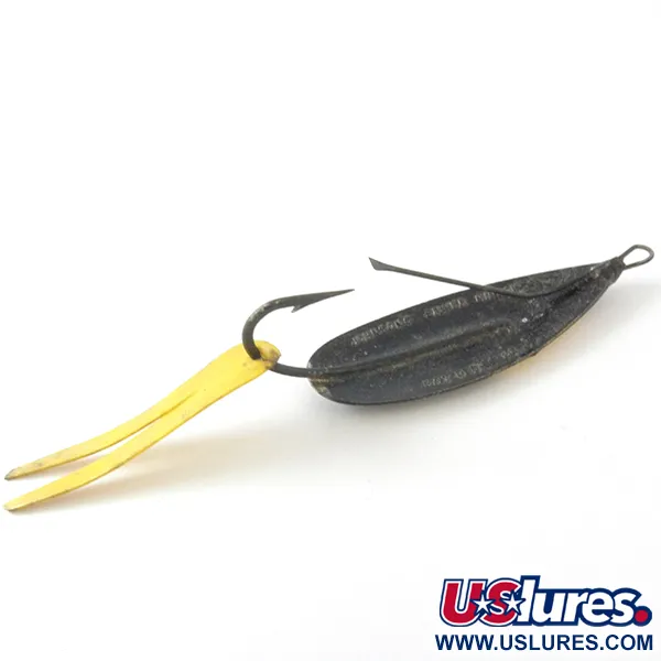 Johnson Silver Minnow Cuillère, Noir/Or, 9g, Anti-herbe, #3953