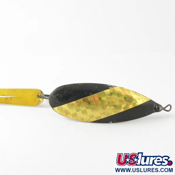 Johnson Silver Minnow Cuillère, Noir/Or, 9g, Anti-herbe, #3953