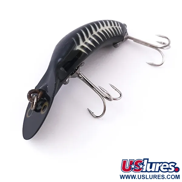 Heddon Tadpolly Poisson-nageur, Noir, 10g, Bavette XL, #3963