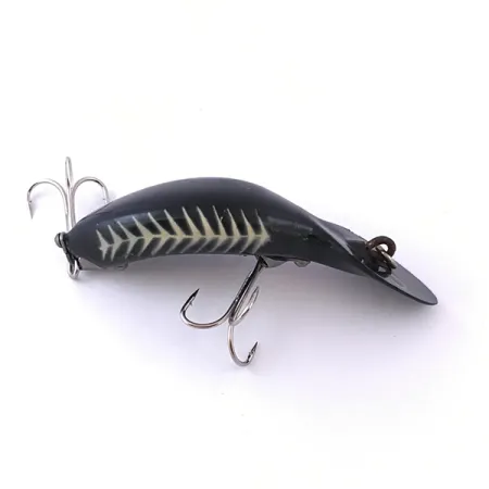 Heddon Tadpolly Poisson-nageur, Noir, 10g, Bavette XL, #3963