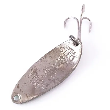 Little Cleo (Hula Girl) Cuillère, Pearl White/Nickel, 10g, Vintage, #3972