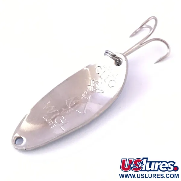 Seneca Little Cleo (Hula Girl) Cuillère, Blue/Nickel, 10g, Vintage, #3976