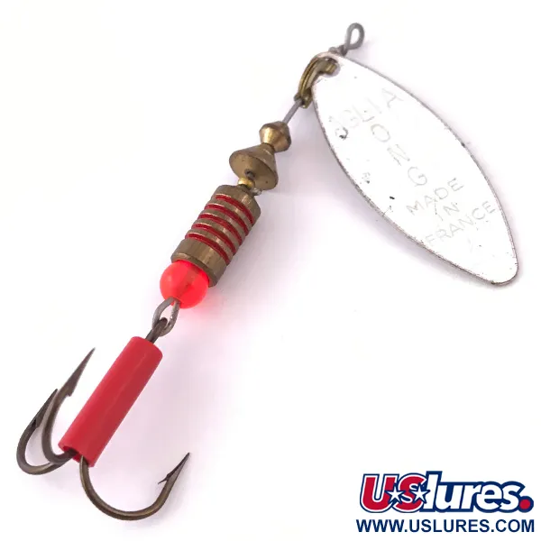 Mepps Aglia Long 2 Cuiller, Nickel, 7.4g, Feuille de Saule, #3981