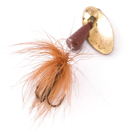 Yakima Bait Vibric Rooster Tail Cuillère, Or / Brun, 7g, Corps excentré, #3990