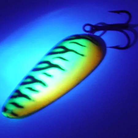 Boss Lures Boss Spoon Cuillère, Fire Tiger, 19g, UV-réactif, #4006