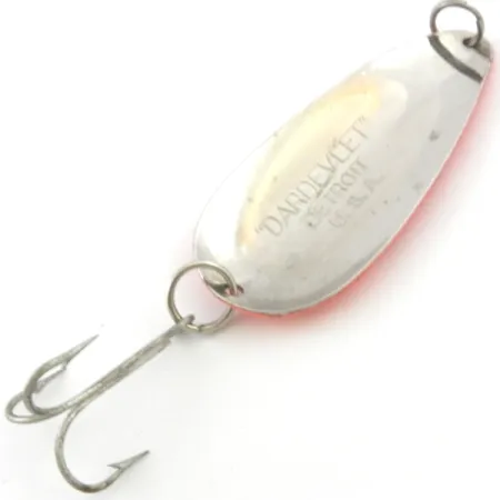 Dardevle Dardevlet Cuillère, Orange-Rouge/Nickel, 21g, UV, #4010