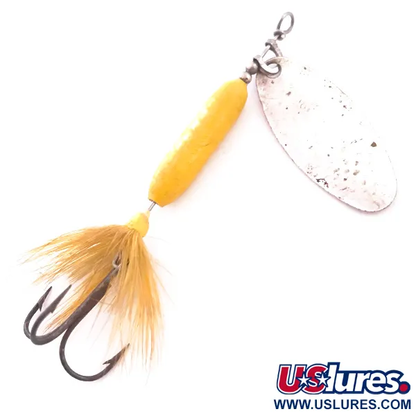 Worden’s Original Rooster Tail 4 Cuillère, Argent, 8g, Queue Plumes, #4037