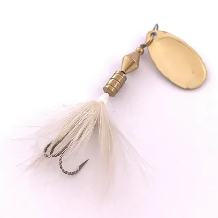 Yakima Bait Sonic Rooster Tail Cuiller, Or, 4.5g, Hackle plume, #4039