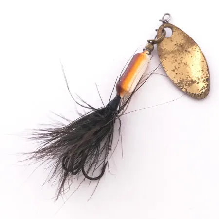 Worden’s Original Rooster Tail Glow Cuiller, Laiton/Glow, 2,6g, #4044