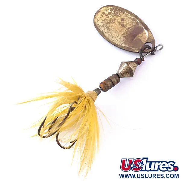 Yakima Bait Sonic Rooster Tail Cuiller, Or, 2.5g, Plumes, #4053