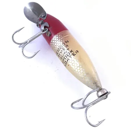 Heddon River Runt Poisson-Nageur, Rouge / Blanc, 12g, Bavette Métal, #4057