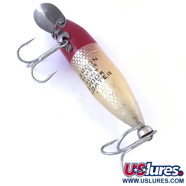 Heddon River Runt Poisson-Nageur, Rouge / Blanc, 12g, Bavette Métal, #4057