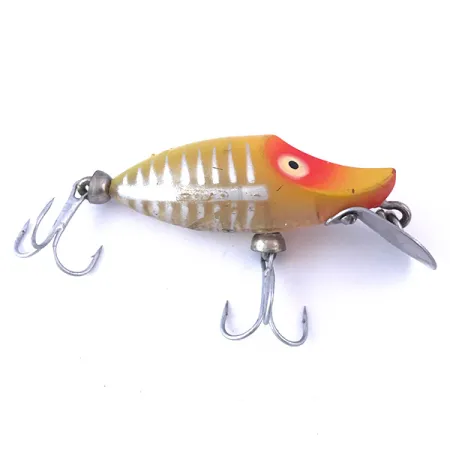Heddon River Runt Poisson Nageur, Jaune, 6g, Bavette Métal, #4059