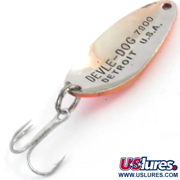 Eppinger Dardevle Devle Dog 7900 Cuillère, Red/Nickel, 7g, USA, #4081