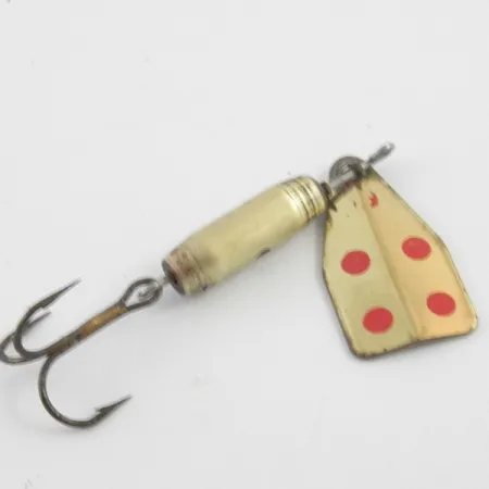 Jake's Lures Jake's Stream-a-Lure Cuiller, Laiton / Rouge, 4.5g, #4082