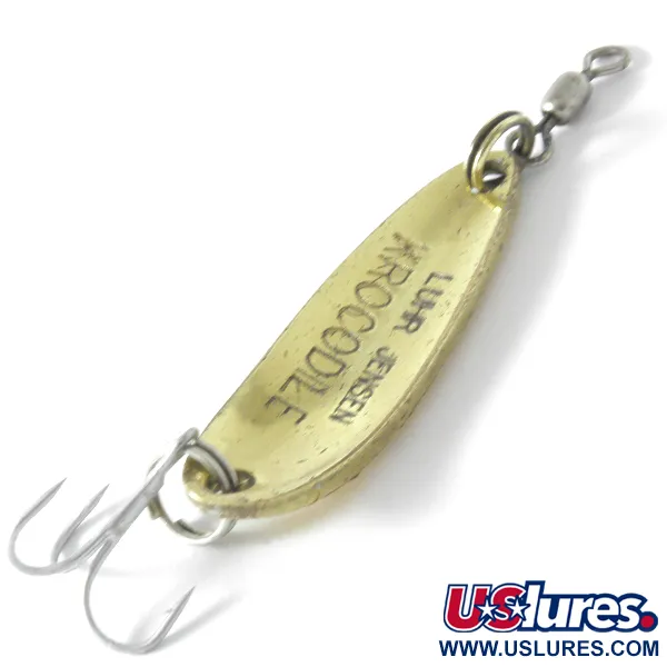 Luhr Jensen Krocodile Cuiller, Or, 9g, Finition Prismatique, #4091