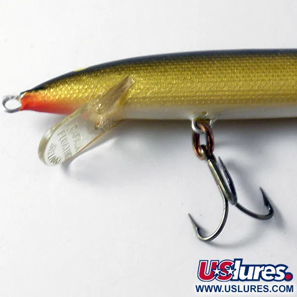 Rapala Original Floater Poisson-Nageur, Gold, 7g, Balsa, #4101