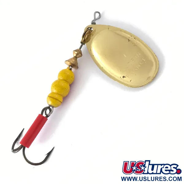 Mepps Aglia 4 Cuiller, Dorée, 9g, Manchon rouge, #4112