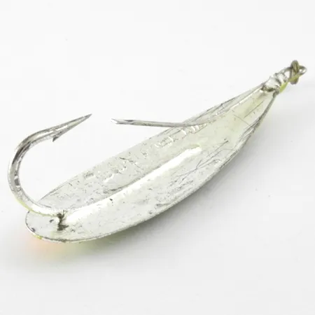 Cuillère Weedless Johnson Silver Minnow, Orange/Vert/Nickel, 12g, #4134