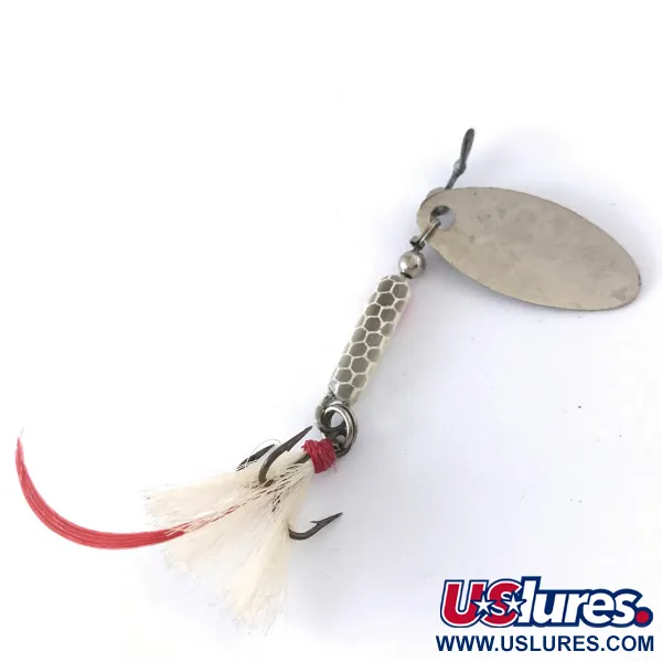 Cotton Cordell Cotton Tail 2 Cuiller, Nickel, 3.4g, Plumes, #4140
